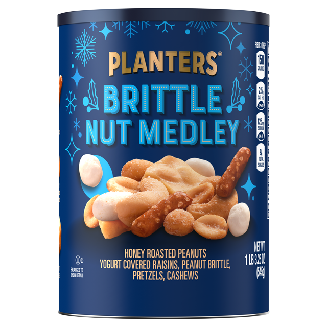 PLANTERS® Brittle Nut Medley 19.25 oz can - PLANTERS® Brand