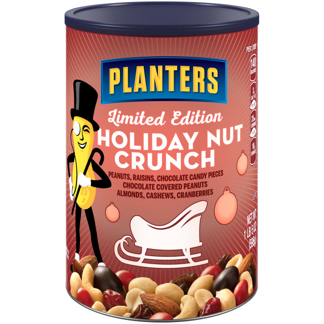 PLANTERS Holiday Nut Crunch 21 Oz Can PLANTERS Brand   Planters Holiday Nut Crunch 21 Oz Can 0 