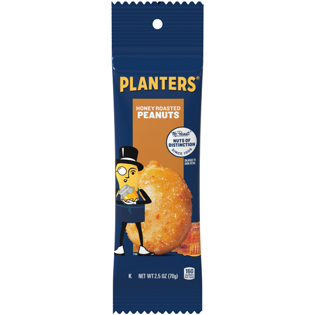 PLANTERS HONEY ROASTED PEANUTS 2 5 OZ Packet PLANTERS Brand