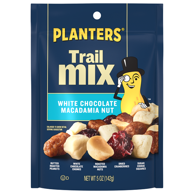 PLANTERS® White Chocolate Macadamia Nut Trail Mix, 5 oz bag